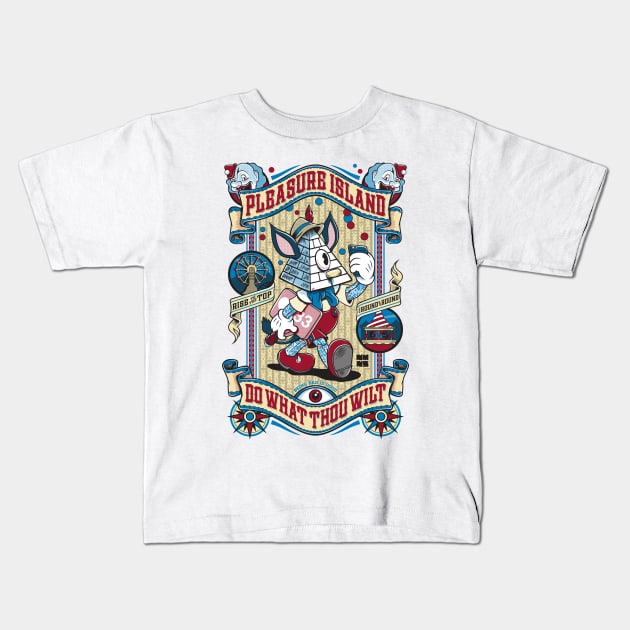 Pleasure Island - Occult Pinocchio (Light) Kids T-Shirt by Nemons